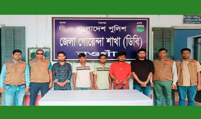 ব্যাংকিংয়ের ৩৪ লাখ টাকা ছি ন তা ইয়ের জড়িত ৬ জন আসামিকে গ্রেপ্তার