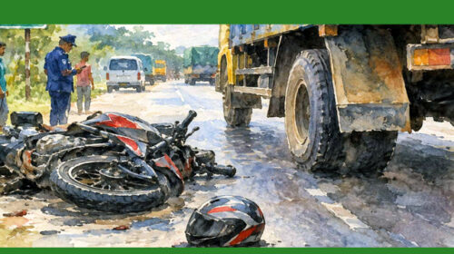 ট্রাকচাপায় দুই মোটরসাইকেল আরোহী নিহত